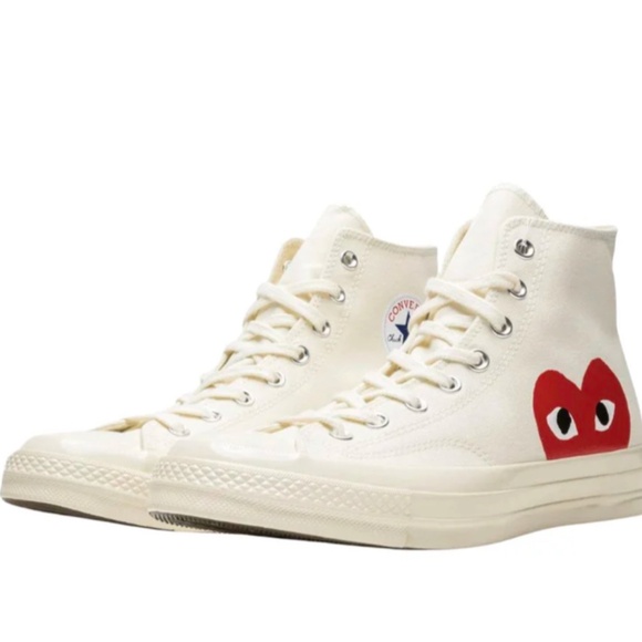 CDG PLAY CONVERSE CHUCK TAYLOR ALL-STAR 70 HI - Picture 3 of 3